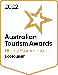 Australian Tourism Awards (highly commended) badge